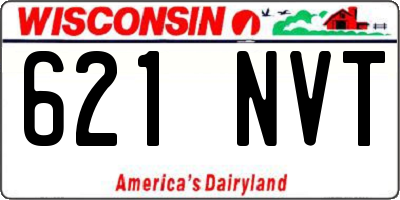 WI license plate 621NVT