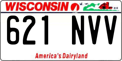 WI license plate 621NVV