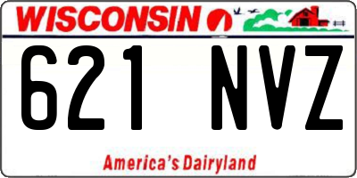 WI license plate 621NVZ