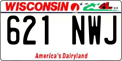WI license plate 621NWJ