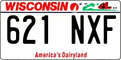 WI license plate 621NXF