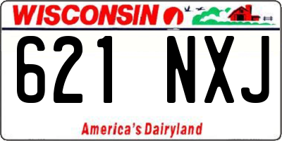 WI license plate 621NXJ