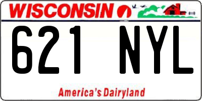 WI license plate 621NYL