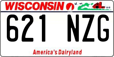 WI license plate 621NZG