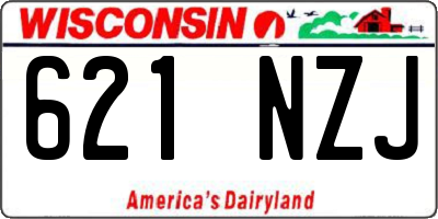 WI license plate 621NZJ