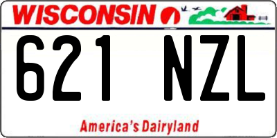 WI license plate 621NZL
