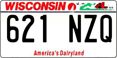 WI license plate 621NZQ