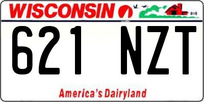 WI license plate 621NZT