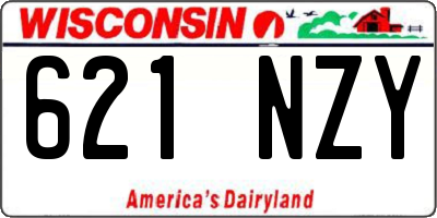 WI license plate 621NZY