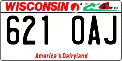 WI license plate 621OAJ