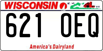 WI license plate 621OEQ