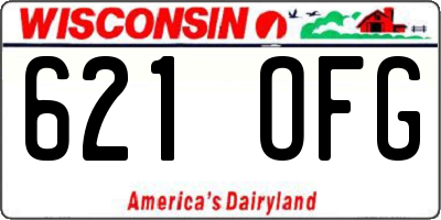 WI license plate 621OFG