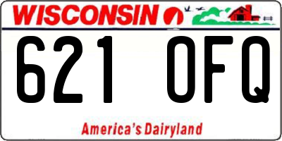 WI license plate 621OFQ