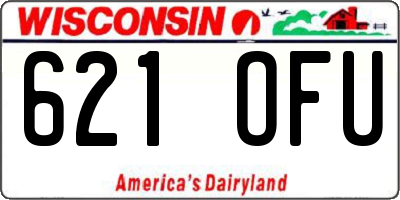 WI license plate 621OFU