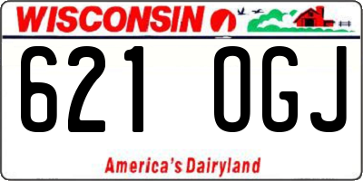 WI license plate 621OGJ