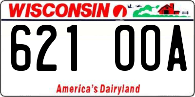 WI license plate 621OOA