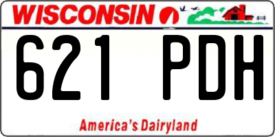 WI license plate 621PDH