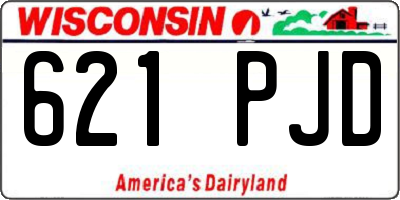 WI license plate 621PJD