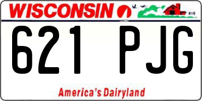 WI license plate 621PJG