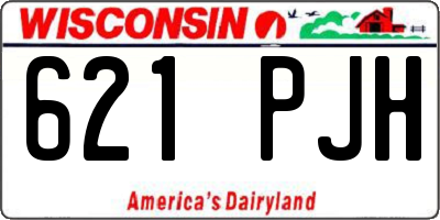 WI license plate 621PJH