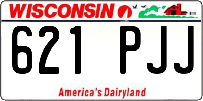 WI license plate 621PJJ