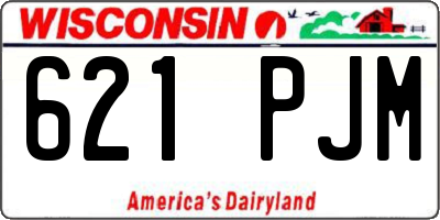 WI license plate 621PJM