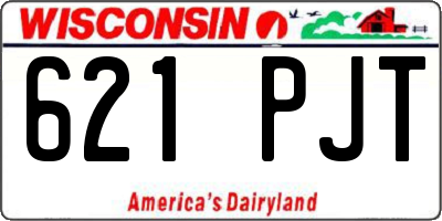 WI license plate 621PJT