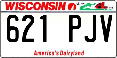 WI license plate 621PJV