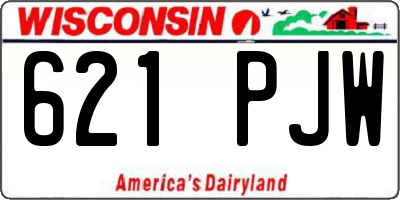 WI license plate 621PJW