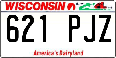 WI license plate 621PJZ
