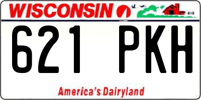 WI license plate 621PKH
