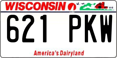 WI license plate 621PKW