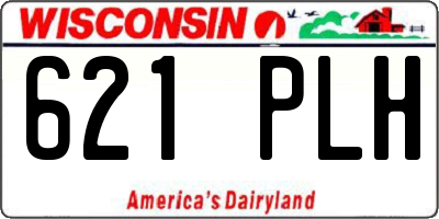 WI license plate 621PLH