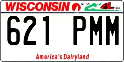WI license plate 621PMM