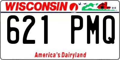 WI license plate 621PMQ