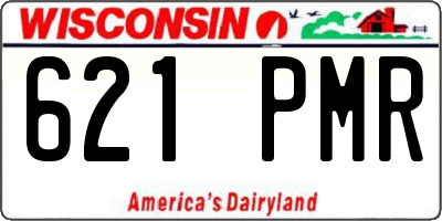 WI license plate 621PMR