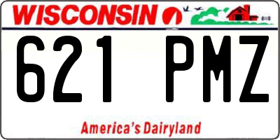 WI license plate 621PMZ