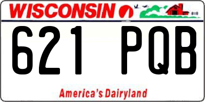 WI license plate 621PQB