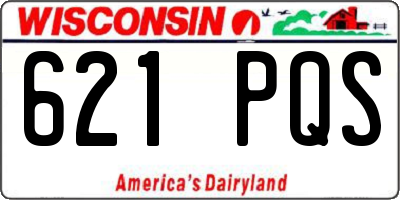 WI license plate 621PQS