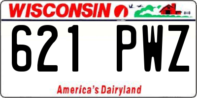 WI license plate 621PWZ