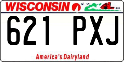WI license plate 621PXJ