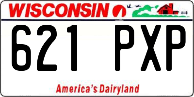 WI license plate 621PXP