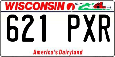 WI license plate 621PXR