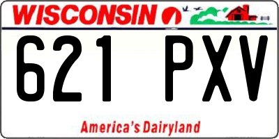 WI license plate 621PXV