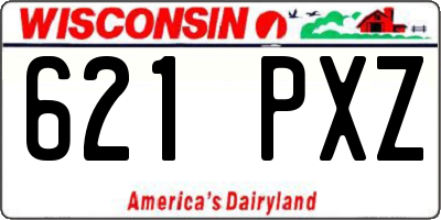WI license plate 621PXZ