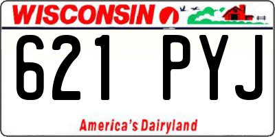 WI license plate 621PYJ