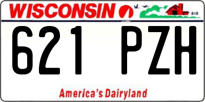 WI license plate 621PZH