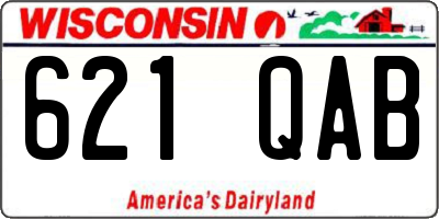 WI license plate 621QAB