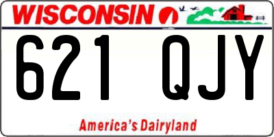WI license plate 621QJY