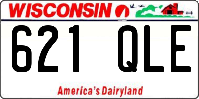 WI license plate 621QLE